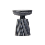 Featuring Rowe Ebony Marble End Table by Four Hands at Amethyst Home. Precise curves add up to modern presence. Bold ebony marble is carved from a single piece of stone and turned on a lathe to form the curves and angles of this end table.Overall Dimensions: 14"W x 14"L x 17.50"H
Collection: MarlowColors: Ebony Marble SolidMaterials: Solid Marble Weight: 9. Amethyst Home provides interior design, new home construction design consulting, vintage area rugs, and lighting in the Washington metro area.