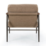 Featuring Rowen Chair - Alcala Fawn by Four Hands at Amethyst Home. Angular oak arms pair with tailored seating of high-performance fabric. Slim, carbon-finished steel legs add a dose of modern-industrial edge. Performance fabrics are specially created to withstand spills, stains, high traffic and wear, ensuring long-term comfort and unmatched durabili. Amethyst Home provides interior design, new home construction design consulting, vintage area rugs, and lighting in the Salt Lake City metro area.