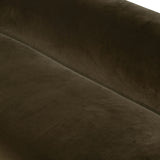 Featuring Sabine 87"-Surrey Olive Sofa by Four Hands at Amethyst Home. Get comfortable on this velvety cotton-blend sofa, complete with tight tailoring and rounded corners. Column-like parawood legs are finished in a weathered sepia hue.Overall Dimensions: 35.75"W x 87"L x 28"H
Collection: EastonColors: Surrey Olive ,Weathered SepiaMaterials: 76.8% Co, 23. Amethyst Home provides interior design, new home construction design consulting, vintage area rugs, and lighting in the Kansas City metro area.