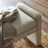 Featuring Serena Durham Cream Accent Bench by Four Hands at Amethyst Home. Cream, boucle-like upholstery covers a long, sophisticated dining bench.Overall Dimensions: 18"W x 70"Lx 19"H
Collection: TownsendColors: Durham CreamMaterials: 61% Polyester, 39% W Weight: 48.5 lbs. Amethyst Home provides interior design, new home construction design consulting, vintage area rugs, and lighting in the Washington metro area.