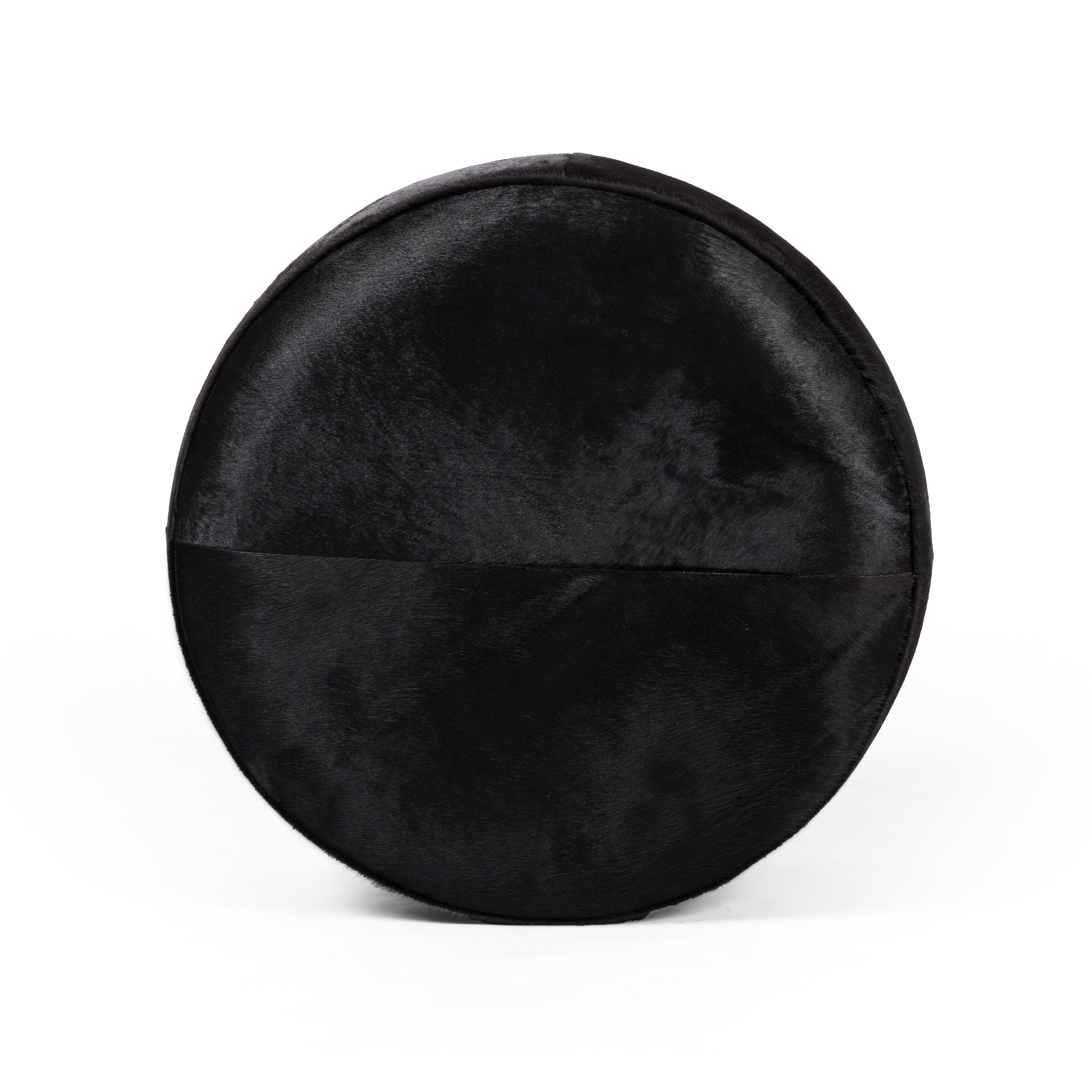 Featuring Sinclair Dark Hair Large Round Ottoman by Four Hands at Amethyst Home. This large, round ottoman of textural hair-on hide brings with it a hip retro vibe as a coffee table or extra seating. Covered in soft and luminous black hair-on hide, which is naturally warm and textural with authentic highlights.
Overall Dimensions: 36"W x 36"L x 14.50"H
Collection: WestgateColors: Ru. Amethyst Home provides interior design, new construction, custom furniture, and area rugs in the Boston metro area.