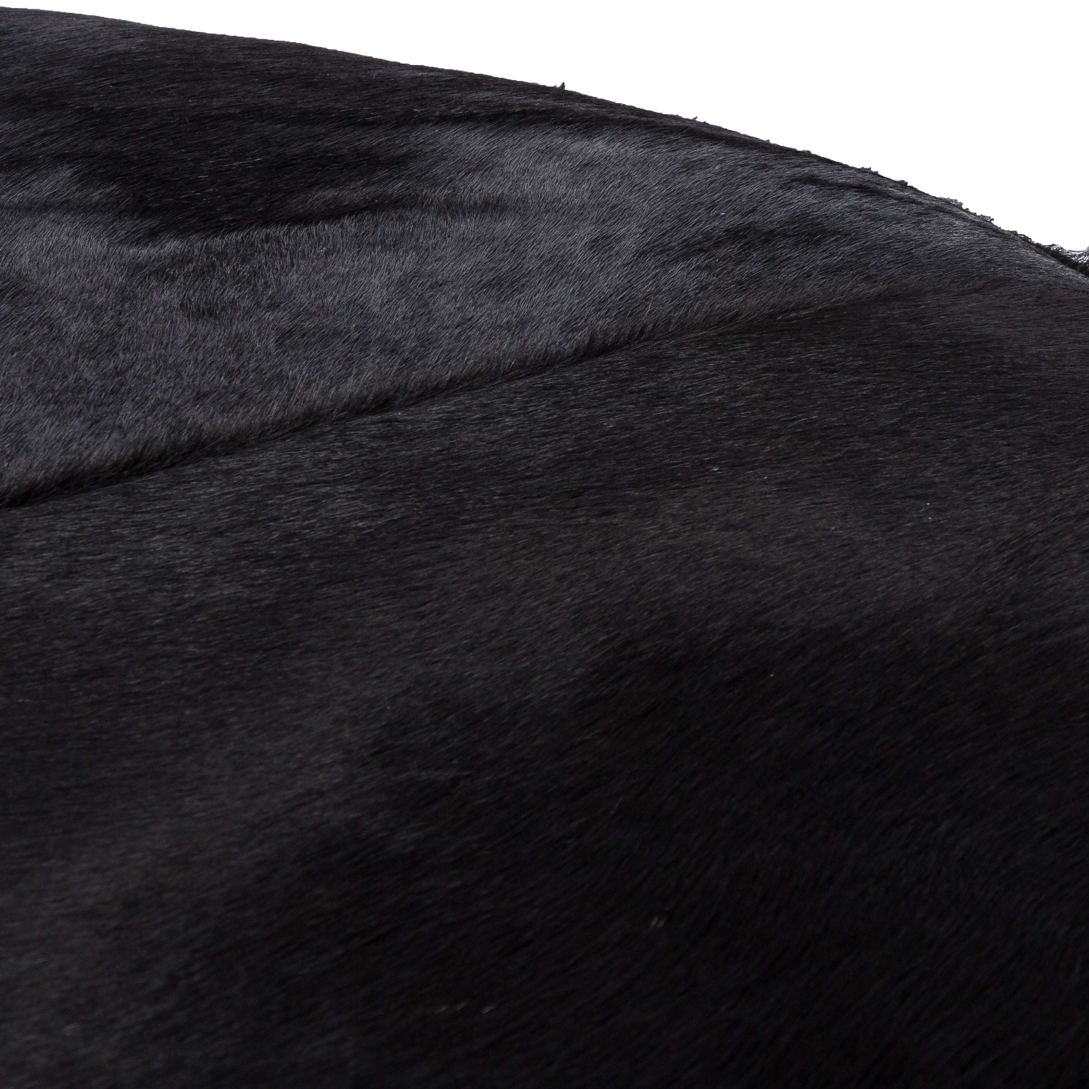 Featuring Sinclair Dark Hair Large Round Ottoman by Four Hands at Amethyst Home. This large, round ottoman of textural hair-on hide brings with it a hip retro vibe as a coffee table or extra seating. Covered in soft and luminous black hair-on hide, which is naturally warm and textural with authentic highlights.
Overall Dimensions: 36"W x 36"L x 14.50"H
Collection: WestgateColors: Rub. Amethyst Home provides interior design, new construction, custom furniture, and area rugs in the Tampa metro area.