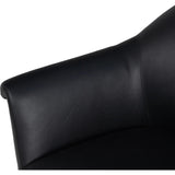 Featuring Suerte Chair - Carson Black by Four Hands at Amethyst Home. With a curvy silhouette and classic rolled arms, thick-cut top-grain leather brings a fresh feel to vintage-inspired accent seating, with an airy iron cradle base for a beautiful balance of scale.Overall Dimensions: 35"W x 33.50"L x 31"H
Collection: FarrowColors: Carson Black ,Matte Eb. Amethyst Home provides interior design, new home construction design consulting, vintage area rugs, and lighting in the Laguna Beach metro area.