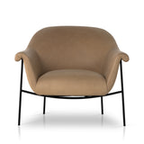 Featuring Suerte Chair - Palermo Nude by Four Hands at Amethyst Home. With a curvy silhouette and classic rolled arms, thick-cut leather lends a fresh feel to vintage-inspired accent seating, with an airy iron cradle base for a beautiful balance of scale.
Collection: FarrowColors: Palermo Nude ,Matte EbonyMaterials: Top Grain Leather ,IronOverall Dimensions: 35"W x 33.50"L x 31"H . Amethyst Home provides interior design, new construction, custom furniture, and area rugs in the Portland metro area.