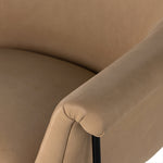 Featuring Suerte Chair - Palermo Nude by Four Hands at Amethyst Home. With a curvy silhouette and classic rolled arms, thick-cut leather lends a fresh feel to vintage-inspired accent seating, with an airy iron cradle base for a beautiful balance of scale.
Collection: FarrowColors: Palermo Nude ,Matte EbonyMaterials: Top Grain Leather ,IronOverall Dimensions: 35"W x 33.50"L x 31"H W. Amethyst Home provides interior design, new construction, custom furniture, and area rugs in the Seattle metro area.