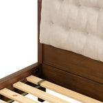 Featuring Sullivan Harbor Sand Bed by Four Hands at Amethyst Home. A simple, heavy wood bed frame with a removable sling cushion in a neutral fabric with blind button tufting. Choose the all-wood look or opt for a softer look with the pillow. The cushion is reinforced at the corners for added durability and easily removed for cleaning.
Collection: PattenC. Amethyst Home provides interior design, new home construction design consulting, vintage area rugs, and lighting in the Kansas City metro area.