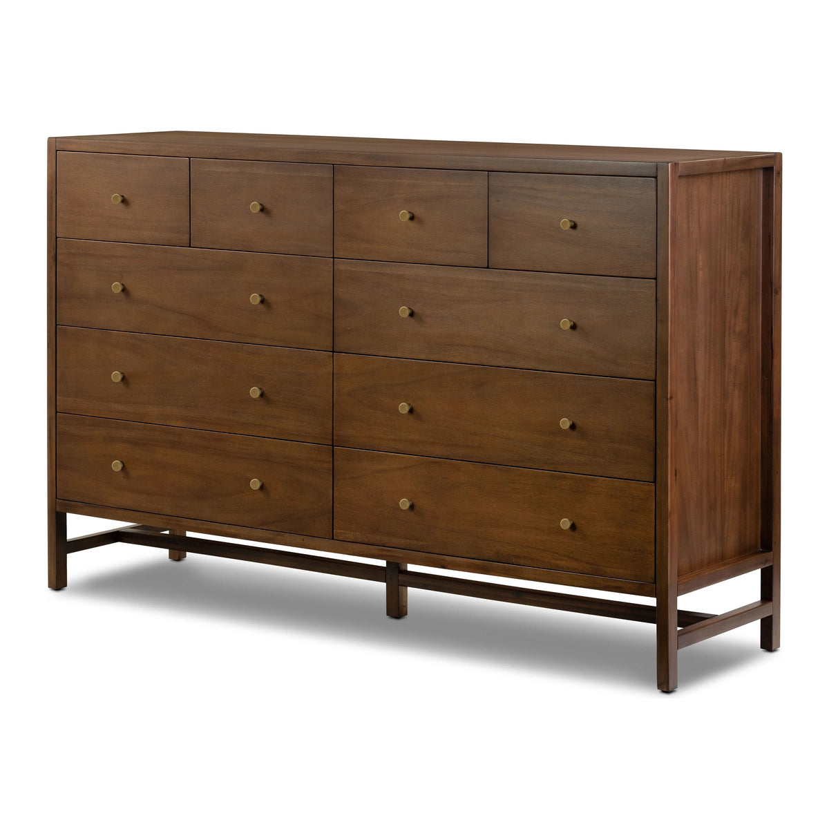 Sullivan Saddle Tan 10 Drawer Dresser | shipping 09/02/2025