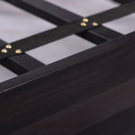 Featuring Sydney Black Wash Queen Bed by Four Hands at Amethyst Home. Black-washed mango frames an inset of black woven cane, for a textural, monochromatic look.Overall Dimensions: 62.25"W x 83"L x 46.50"H
Collection: PrescottColors: Black Wash ,Black CaneMaterials: Solid Mango ,Cane Weight: 148.11 lbs. Amethyst Home provides interior design, new construction, custom furniture, and area rugs in the Los Angeles metro area.