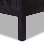 Featuring Sydney Black Wash Queen Bed by Four Hands at Amethyst Home. Black-washed mango frames an inset of black woven cane, for a textural, monochromatic look.Overall Dimensions: 62.25"W x 83"L x 46.50"H
Collection: PrescottColors: Black Wash ,Black CaneMaterials: Solid Mango ,Cane Weight: 148.11 lbs. Amethyst Home provides interior design, new construction, custom furniture, and area rugs in the Miami metro area.
