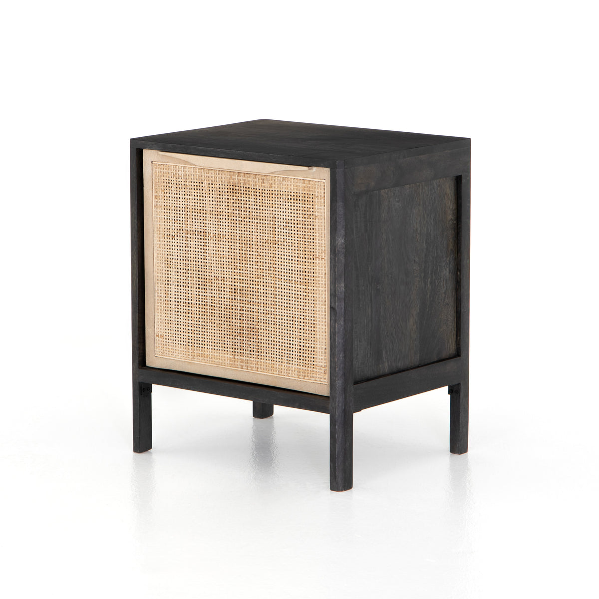 Sydney Black Wash Left Nightstand | ready to ship!