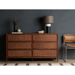 Featuring Sydney Brown Wash Drawer Dresser by Four Hands at Amethyst Home. Sydney Brown Wash Drawer Dresser encases six spacious drawers of woven cane, for a textural look with monochromatic vibes.
Size: 58"w x 17"d x 31.5"hWeight: 142 lbs. Amethyst Home provides interior design services, furniture, rugs, and lighting in the Monterey metro area.