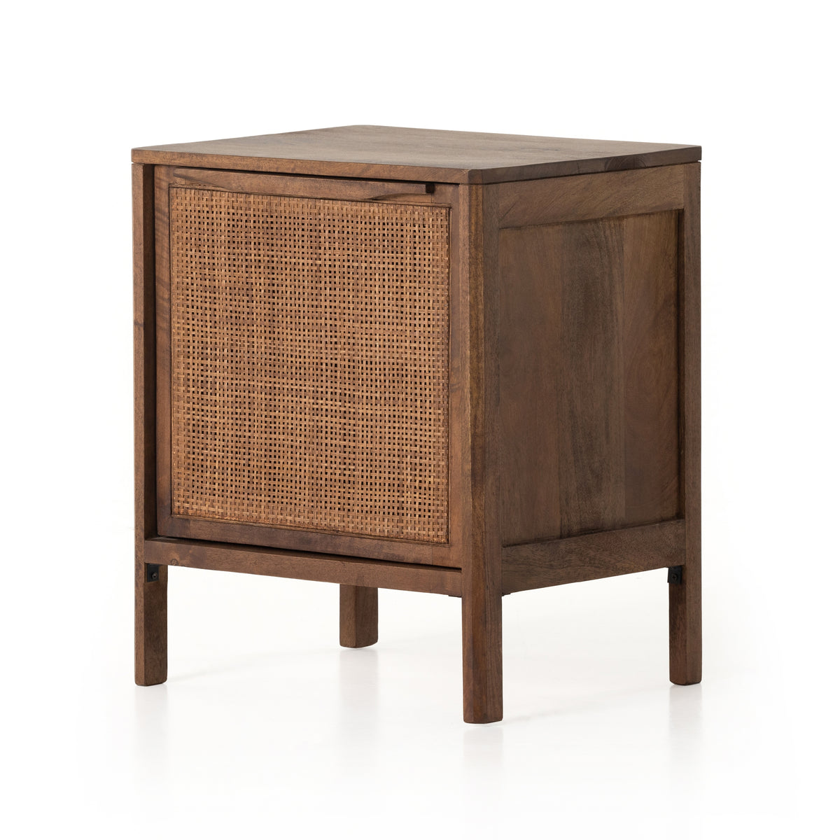 Sydney Brown Wash Left Nightstand | shipping 10/10/2025