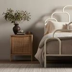 Featuring Sydney Natural Left Nightstand by Four Hands at Amethyst Home. Natural mango frames woven cane, for a light, textural look with fresh organic allure. Interior removable shelf for extra storage options.
Collection: PrescottColors: Natural Mango ,Natural CaneMaterials: Solid Mango ,CaneOverall Dimensions: 20"W x 16"L x 23.50"H Weight: 30.86 lbs. Amethyst Home provides interior design, new construction, custom furniture, and area rugs in the Alpharetta metro area.