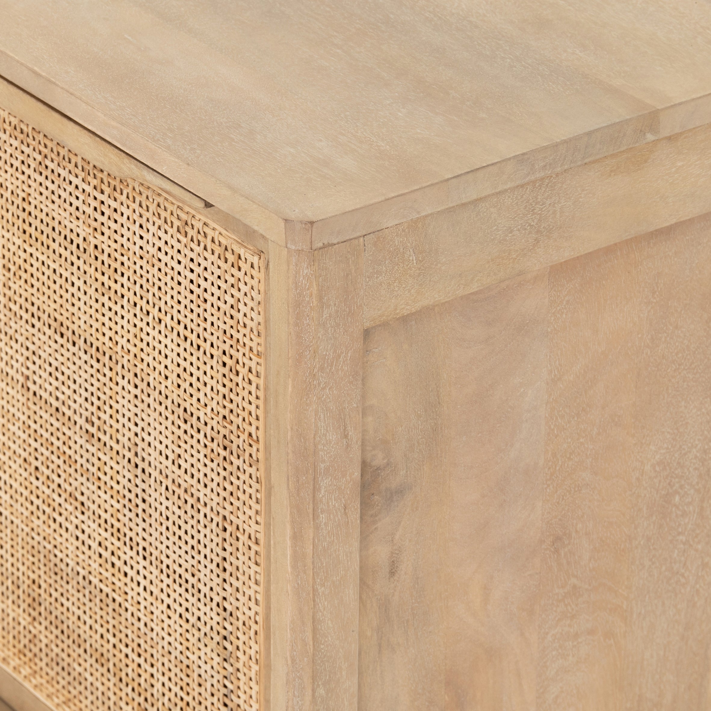 Featuring Sydney Natural Left Nightstand by Four Hands at Amethyst Home. Natural mango frames woven cane, for a light, textural look with fresh organic allure. Interior removable shelf for extra storage options.
Collection: PrescottColors: Natural Mango ,Natural CaneMaterials: Solid Mango ,CaneOverall Dimensions: 20"W x 16"L x 23.50"H Weight: 30.86 lbs. Amethyst Home provides interior design, new construction, custom furniture, and area rugs in the Calabasas metro area.