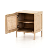 Featuring Sydney Natural Left Nightstand by Four Hands at Amethyst Home. Natural mango frames woven cane, for a light, textural look with fresh organic allure. Interior removable shelf for extra storage options.
Collection: PrescottColors: Natural Mango ,Natural CaneMaterials: Solid Mango ,CaneOverall Dimensions: 20"W x 16"L x 23.50"H Weight: 30.86 lbs. Amethyst Home provides interior design, new construction, custom furniture, and area rugs in the Nashville metro area.