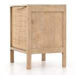 Featuring Sydney Natural Left Nightstand by Four Hands at Amethyst Home. Natural mango frames woven cane, for a light, textural look with fresh organic allure. Interior removable shelf for extra storage options.
Collection: PrescottColors: Natural Mango ,Natural CaneMaterials: Solid Mango ,CaneOverall Dimensions: 20"W x 16"L x 23.50"H Weight: 30.86 lbs. Amethyst Home provides interior design, new construction, custom furniture, and area rugs in the Washington metro area.