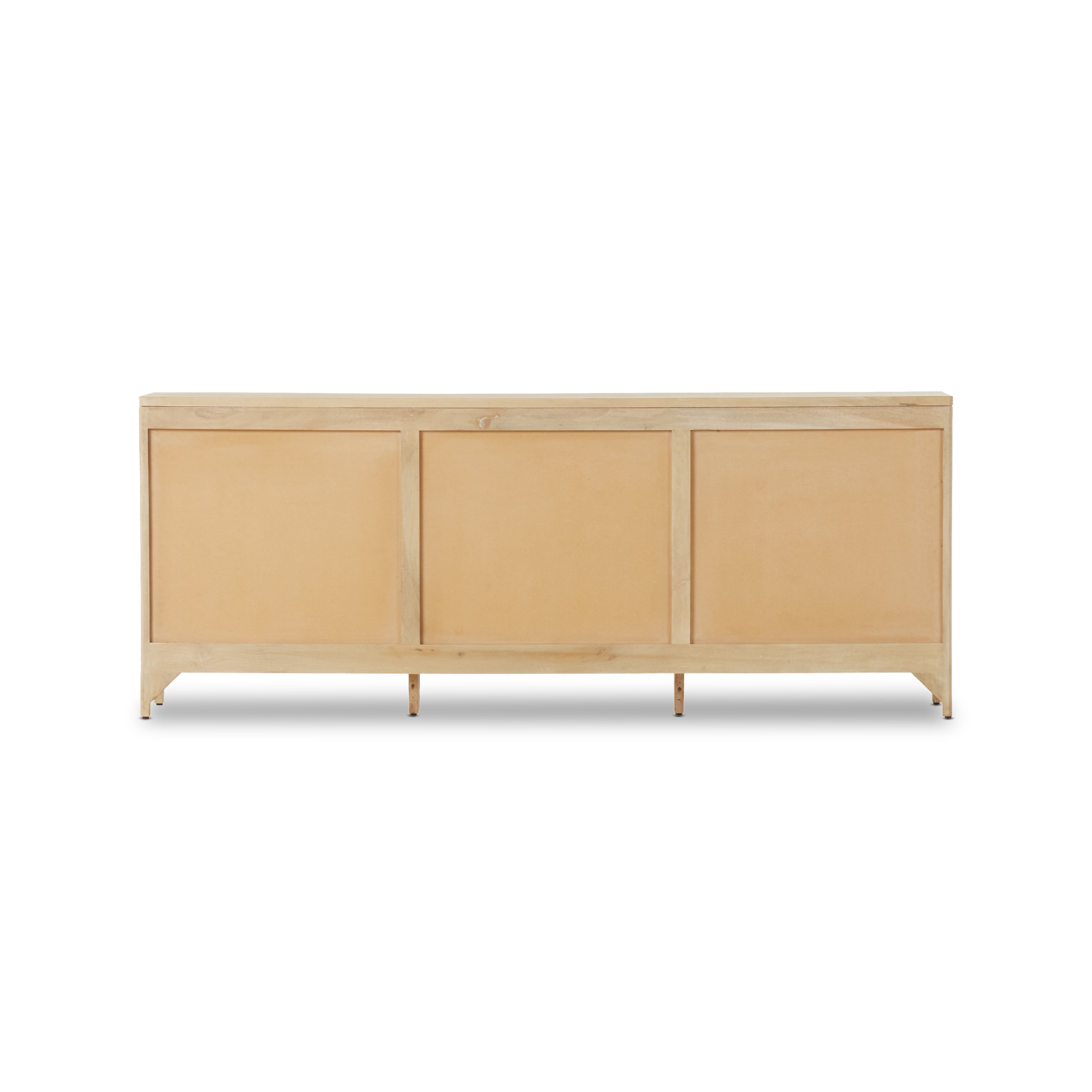 Natural mango encases nine spacious drawers of woven cane, for a textural look with eye-catching contrast. Amethyst Home provides interior design, new construction, custom furniture, and area rugs in the Portland metro area.