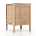 Featuring Sydney Natural Right Nightstand by Four Hands at Amethyst Home. Natural mango frames inset woven cane, for a light, textural look with fresh organic allure. Removable interior shelf for clever convenience.
Collection: PrescottColors: Natural Mango ,Natural CaneMaterials: Solid Mango ,CaneOverall Dimensions: 20"W x 16"L x 23.50"H Weight: 30.86 lbs. Amethyst Home provides interior design, new construction, custom furniture, and area rugs in the Des Moines metro area.