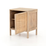 Featuring Sydney Natural Right Nightstand by Four Hands at Amethyst Home. Natural mango frames inset woven cane, for a light, textural look with fresh organic allure. Removable interior shelf for clever convenience.
Collection: PrescottColors: Natural Mango ,Natural CaneMaterials: Solid Mango ,CaneOverall Dimensions: 20"W x 16"L x 23.50"H Weight: 30.86 lbs. Amethyst Home provides interior design, new construction, custom furniture, and area rugs in the Laguna Beach metro area.