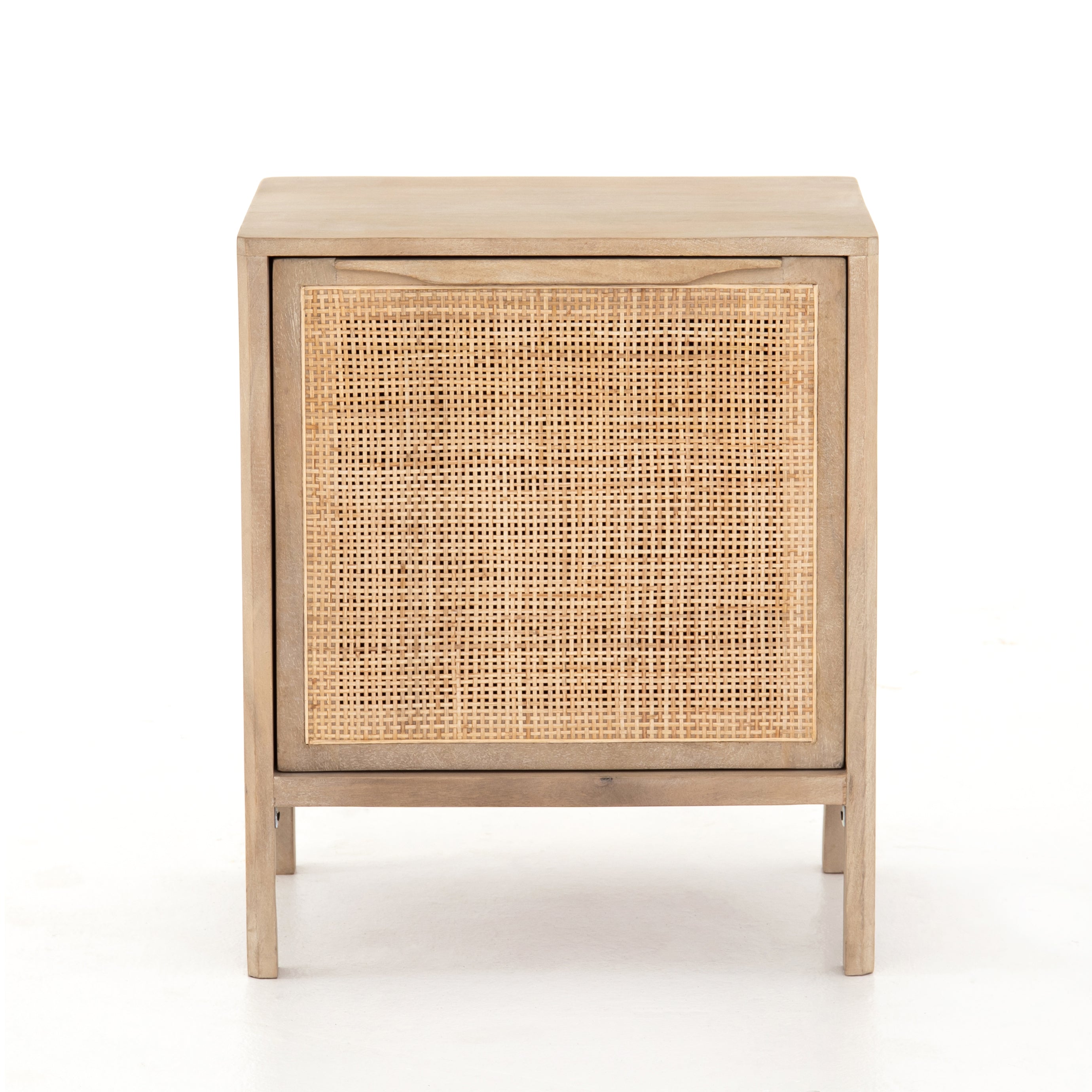 Featuring Sydney Natural Right Nightstand by Four Hands at Amethyst Home. Natural mango frames inset woven cane, for a light, textural look with fresh organic allure. Removable interior shelf for clever convenience.
Collection: PrescottColors: Natural Mango ,Natural CaneMaterials: Solid Mango ,CaneOverall Dimensions: 20"W x 16"L x 23.50"H Weight: 30.86 lbs. Amethyst Home provides interior design, new construction, custom furniture, and area rugs in the Tampa metro area.