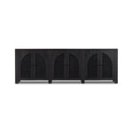 Featuring Tilda Black Wash Mango 6 Door Sideboard by Four Hands at Amethyst Home. Grand in scale and presence. Black-washed mango encases arched cane door panels featuring black-finished iron hardware, meeting a forward-thinking material mix with monochromatic vibes.
Collection: LeightonColors: Black Wash Mango ,Black Iron ,Black Circle CaneMaterials: Solid Mango ,Iron ,CaneOvera. Amethyst Home provides interior design, new construction, custom furniture, and area rugs in the San Diego metro area.