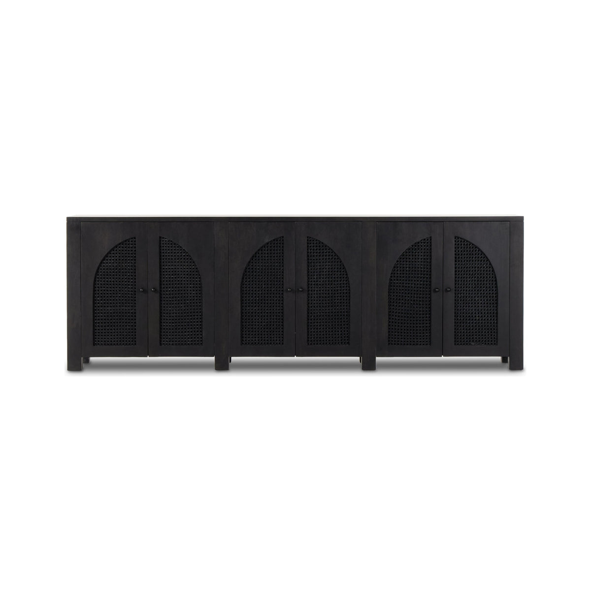 Tilda Black Wash Mango 6 Door Sideboard | ready to ship!