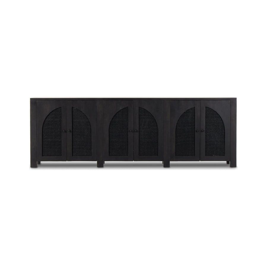 Tilda Black Wash Mango 6 Door Sideboard