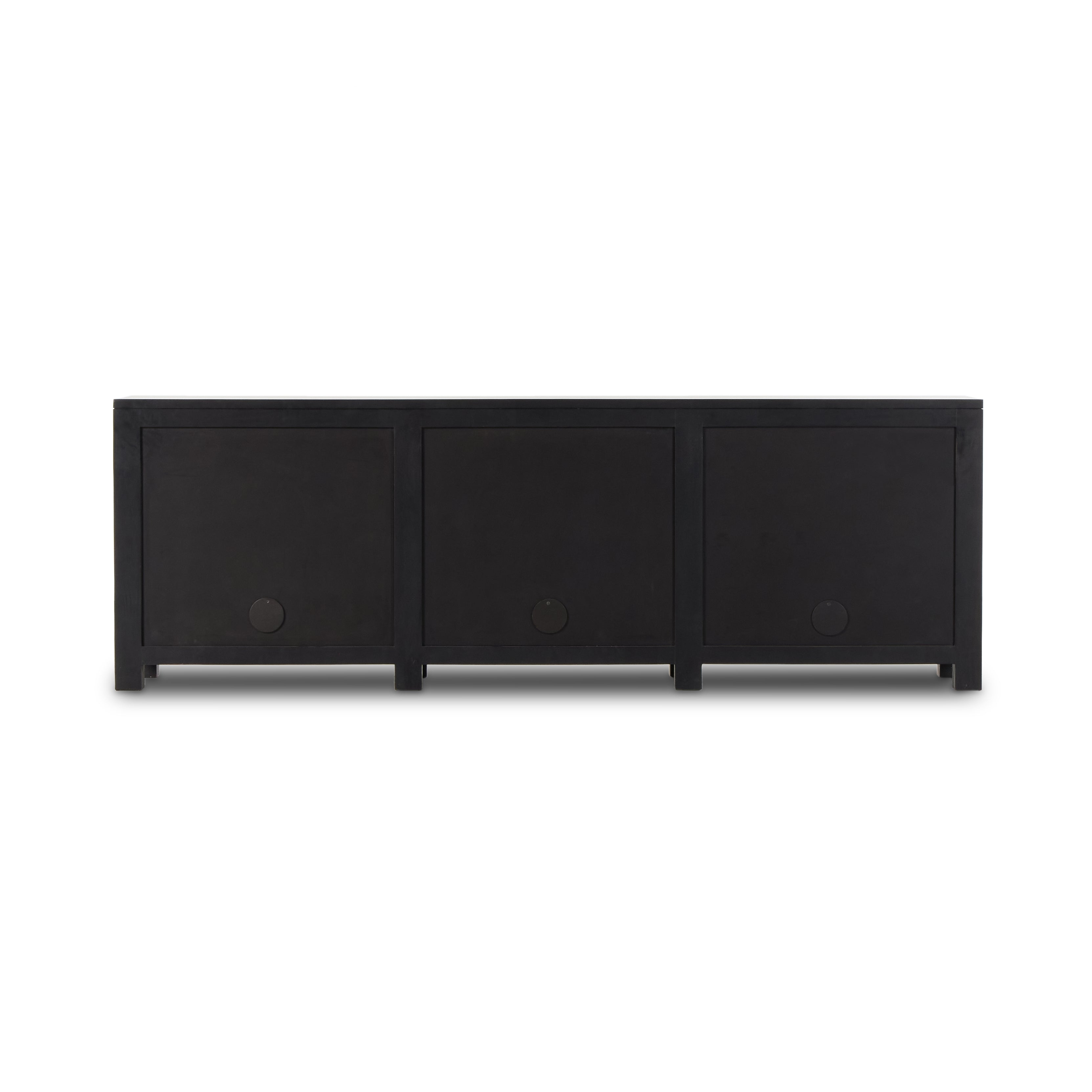 Featuring Tilda Black Wash Mango 6 Door Sideboard by Four Hands at Amethyst Home. Grand in scale and presence. Black-washed mango encases arched cane door panels featuring black-finished iron hardware, meeting a forward-thinking material mix with monochromatic vibes.
Collection: LeightonColors: Black Wash Mango ,Black Iron ,Black Circle CaneMaterials: Solid Mango ,Iron ,CaneOver. Amethyst Home provides interior design, new construction, custom furniture, and area rugs in the Scottsdale metro area.