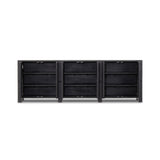 Featuring Tilda Black Wash Mango 6 Door Sideboard by Four Hands at Amethyst Home. Grand in scale and presence. Black-washed mango encases arched cane door panels featuring black-finished iron hardware, meeting a forward-thinking material mix with monochromatic vibes.
Collection: LeightonColors: Black Wash Mango ,Black Iron ,Black Circle CaneMaterials: Solid Mango ,Iron ,CaneOverall D. Amethyst Home provides interior design, new construction, custom furniture, and area rugs in the Tampa metro area.
