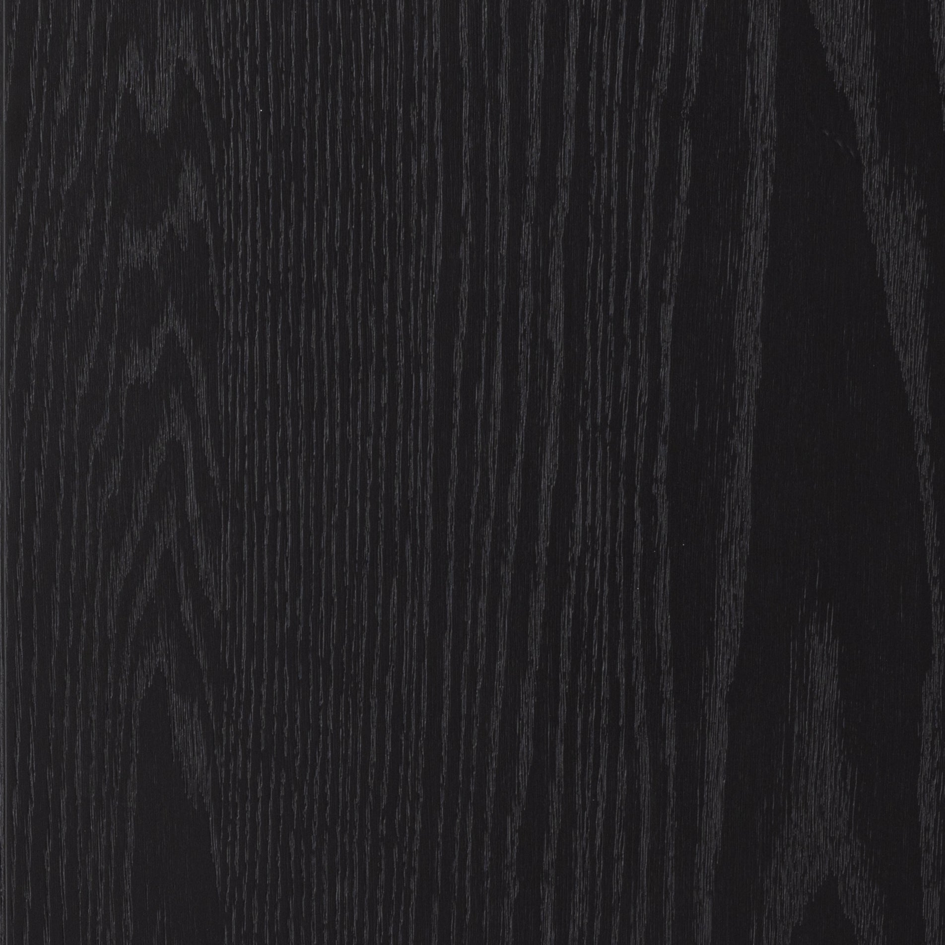 Made from black-finished solid oak, French-inspired cabinetry features an arched top, spacious interior and a clear glass front for storage and display. Amethyst Home provides interior design, new construction, custom furniture, and area rugs in the Houston metro area.