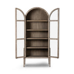 Featuring Tolle Rustic White Solid Cabinet by Four Hands at Amethyst Home. Give your home a classic, timeless look with the Tolle Rustic White Solid Cabinet! This stylish cabinet is constructed of solid oak and iron, and features a rustic white finish and tempered glass accents. Ready to ship, it will add a unique touch to any room.
Overall Dimensions: 38"W x 19"L x 84"H
Col. Amethyst Home provides interior design, new construction, custom furniture, and area rugs in the Salt Lake City metro area.