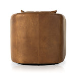 Featuring Topanga Heirloom Sienna Swivel Chair by Four Hands at Amethyst Home. Angled arms and a single pillow create a laid-back look, with a 360-degree swivel for ease in your office or living room. Sourced from one of the oldest family-owned tanneries in Italyâ€™s Bassano del Grappa, our top-grain heirloom leather covering is salvaged and processed from upcycled hides featurin. Amethyst Home provides interior design, new construction, custom furniture, and area rugs in the Park City metro area.
