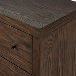 Featuring Torrington Umber Oak 6 Drawer Dresser by Four Hands at Amethyst Home. Straight planks of solid umber oak and veneer encase this spacious dresser for an understated modern look. Deep wood grain adds natural character.
Overall Dimensions: 20.0" L x 75.0 " W x 34.0" H
Collection: HamiltonColors: Umber Oak ,Umber Oak VeneerMaterials: Resawn Oak ,. Amethyst Home provides interior design, new home construction design consulting, vintage area rugs, and lighting in the Salt Lake City metro area.
