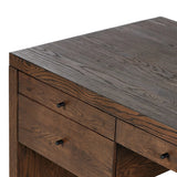 Featuring Torrington Wireless Charging Executive Desk by Four Hands at Amethyst Home. An executive-sized desk of rich brown oak offers generous surface and storage space, while a flip top keeps cords out of sight. Invisible wireless charging for Android and Apple products.
Overall Dimensions: 32.0" L x 78.0 " W x 31.0" H
Collection: HamiltonColors: Umber Oa. Amethyst Home provides interior design, new home construction design consulting, vintage area rugs, and lighting in the Calabasas metro area.