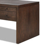 Featuring Torrington Wireless Charging Executive Desk by Four Hands at Amethyst Home. An executive-sized desk of rich brown oak offers generous surface and storage space, while a flip top keeps cords out of sight. Invisible wireless charging for Android and Apple products.
Overall Dimensions: 32.0" L x 78.0 " W x 31.0" H
Collection: HamiltonColors: Umber OakM. Amethyst Home provides interior design, new home construction design consulting, vintage area rugs, and lighting in the Houston metro area.