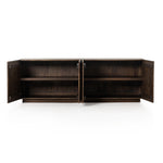 Featuring Tussac Matte Brown Neem Media Console by Four Hands at Amethyst Home. Tussac Matte Brown Neem Media Console is made from dark-finished neem native to India, Africa and other semi-tropical regions, chamfer detailing brings a linear, textured look to a storage-driven media console. Dual rear cutouts for cord management.
Overall Dimensions: 78"W x 17.75"L x 27"HWeight: 155.42 lbsMate. Amethyst Home provides interior design services, furniture, rugs, and lighting in the Calabasas metro area.