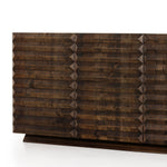 Featuring Tussac Matte Brown Neem Media Console by Four Hands at Amethyst Home. Tussac Matte Brown Neem Media Console is made from dark-finished neem native to India, Africa and other semi-tropical regions, chamfer detailing brings a linear, textured look to a storage-driven media console. Dual rear cutouts for cord management.
Overall Dimensions: 78"W x 17.75"L x 27"HWeight: 155.42 lbsMaterial. Amethyst Home provides interior design services, furniture, rugs, and lighting in the Miami metro area.