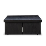 Featuring Warby Worn Black Oak Coffee Table by Four Hands at Amethyst Home. Black-finished oak shapes a streamlined coffee table with a rich while minimalist look.Overall Dimensions: 36"W x 65"L x 14"H
Collection: BennettColors: Worn Black Veneer ,Worn Black OakMaterials: Thick Oak Veneer ,Solid Oak Weight: 125.66 lbsClearance from Floor: 10.25"Distance Betwee. Amethyst Home provides interior design, new home construction design consulting, vintage area rugs, and lighting in the Boston metro area.