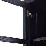 Featuring Warby Worn Black Cabinet by Four Hands at Amethyst Home. This minimal-inspired bookcase is crafted from a mix of solid oak and worn black veneer. Featuring glass-front doors and spacious shelves for storage and display.
Overall Dimensions: 18.0" L x 42.0" W x 94.0" H
Collection: BennettColors: Worn Black Veneer, Worn Black OakMaterials: Thick Oak Vene. Amethyst Home provides interior design, new home construction design consulting, vintage area rugs, and lighting in the Tampa metro area.
