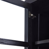 Featuring Warby Worn Black Cabinet by Four Hands at Amethyst Home. This minimal-inspired bookcase is crafted from a mix of solid oak and worn black veneer. Featuring glass-front doors and spacious shelves for storage and display.
Overall Dimensions: 18.0" L x 42.0" W x 94.0" H
Collection: BennettColors: Worn Black Veneer, Worn Black OakMaterials: Thick Oak Vene. Amethyst Home provides interior design, new home construction design consulting, vintage area rugs, and lighting in the Tampa metro area.