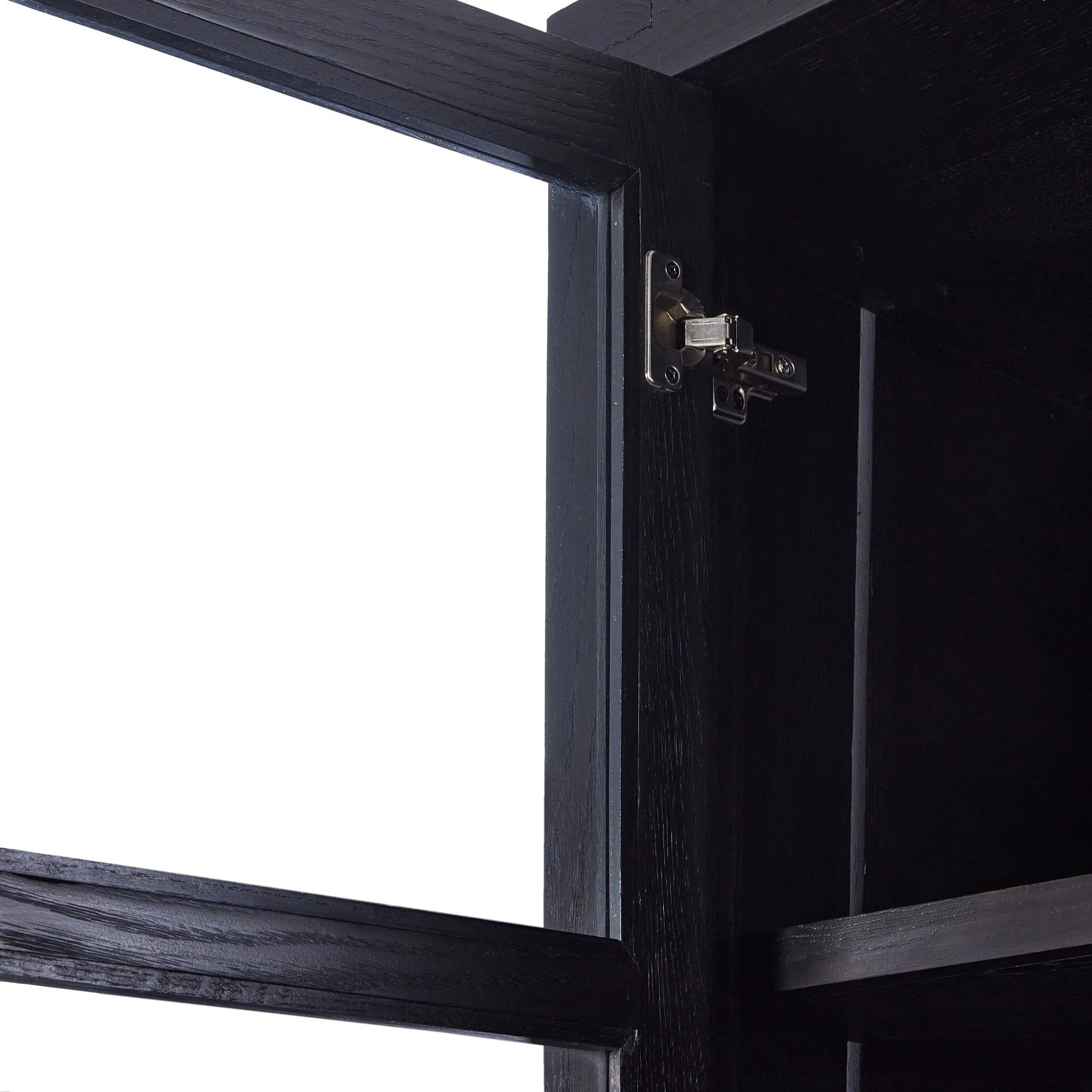 Featuring Warby Worn Black Cabinet by Four Hands at Amethyst Home. This minimal-inspired bookcase is crafted from a mix of solid oak and worn black veneer. Featuring glass-front doors and spacious shelves for storage and display.
Overall Dimensions: 18.0" L x 42.0" W x 94.0" H
Collection: BennettColors: Worn Black Veneer, Worn Black OakMaterials: Thick Oak Vene. Amethyst Home provides interior design, new home construction design consulting, vintage area rugs, and lighting in the Tampa metro area.