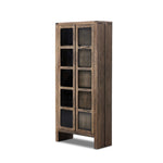 Featuring Warby Worn Oak Cabinet by Four Hands at Amethyst Home. This minimal-inspired bookcase is crafted from a mix of solid oak and worn oak veneer. Featuring glass-front doors and spacious shelves for storage and display.
Overall Dimensions: 18.0" L x 42.0 " W x 94.0" H
Collection: BennettColors: Worn Oak VeneerMaterials: Oak Veneer, Solid OakWeight: 28. Amethyst Home provides interior design, new home construction design consulting, vintage area rugs, and lighting in the Calabasas metro area.