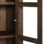Featuring Warby Worn Oak Cabinet by Four Hands at Amethyst Home. This minimal-inspired bookcase is crafted from a mix of solid oak and worn oak veneer. Featuring glass-front doors and spacious shelves for storage and display.
Overall Dimensions: 18.0" L x 42.0 " W x 94.0" H
Collection: BennettColors: Worn Oak VeneerMaterials: Oak Veneer, Solid OakWeight: . Amethyst Home provides interior design, new home construction design consulting, vintage area rugs, and lighting in the Kansas City metro area.