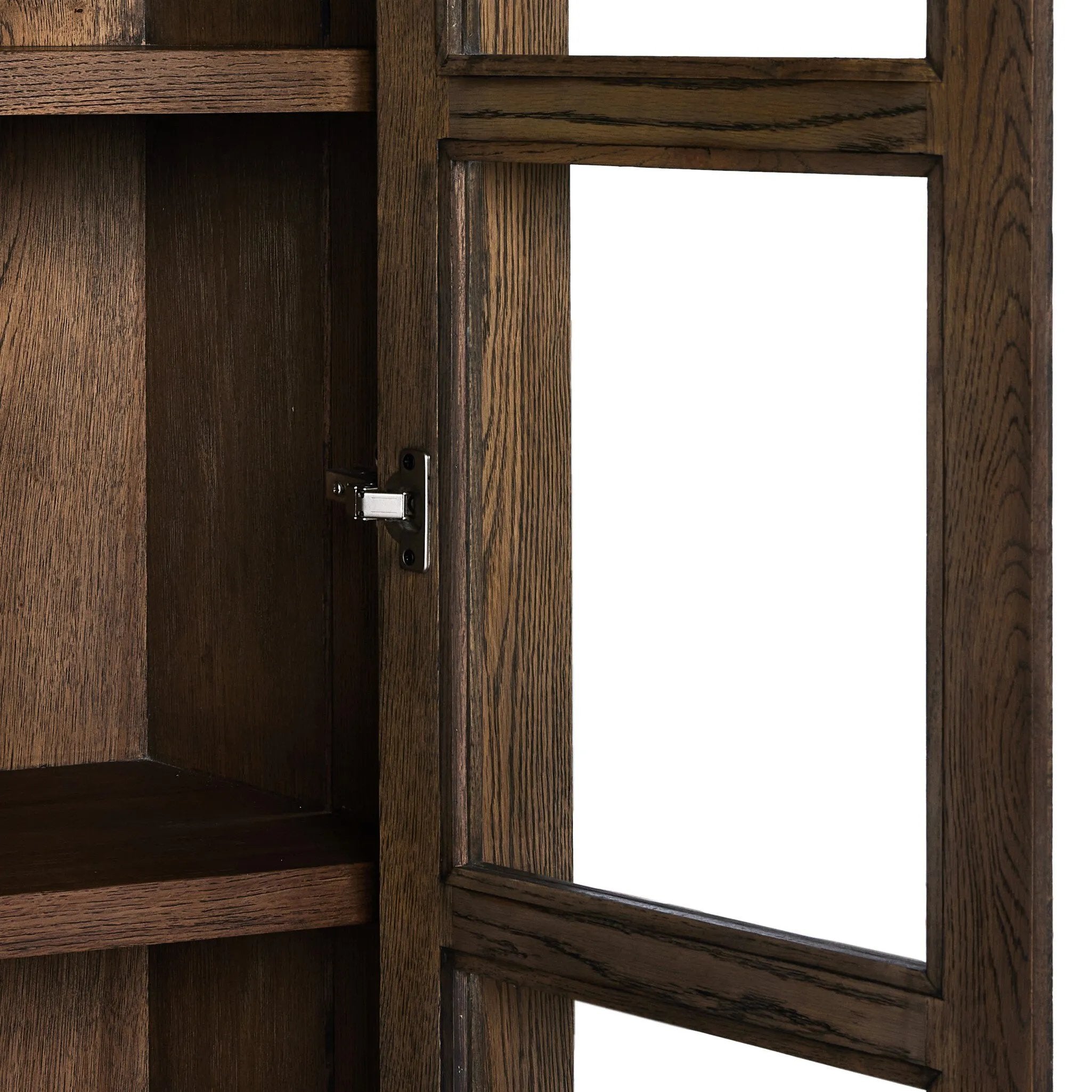 Featuring Warby Worn Oak Cabinet by Four Hands at Amethyst Home. This minimal-inspired bookcase is crafted from a mix of solid oak and worn oak veneer. Featuring glass-front doors and spacious shelves for storage and display.
Overall Dimensions: 18.0" L x 42.0 " W x 94.0" H
Collection: BennettColors: Worn Oak VeneerMaterials: Oak Veneer, Solid OakWeight: . Amethyst Home provides interior design, new home construction design consulting, vintage area rugs, and lighting in the Kansas City metro area.