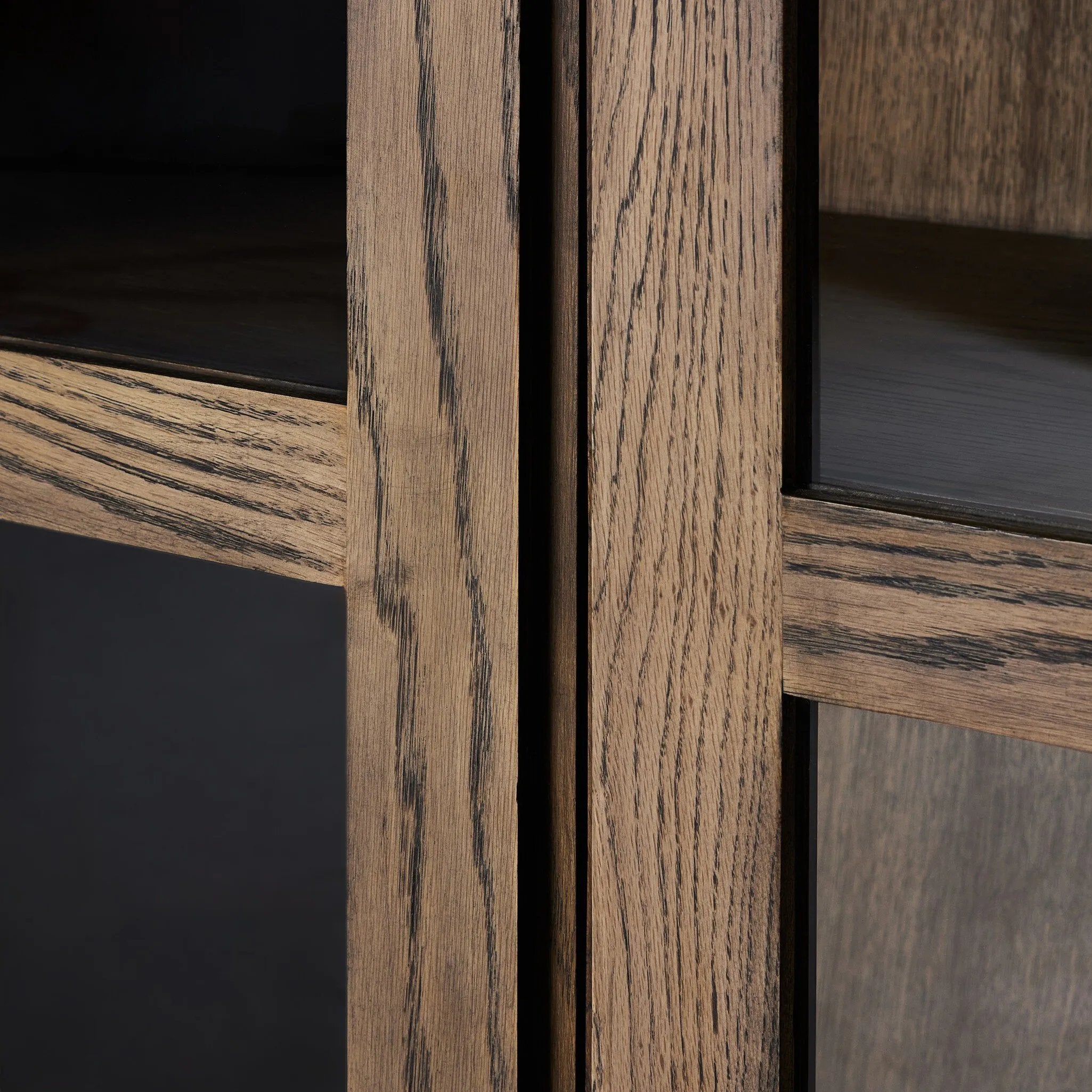 Featuring Warby Worn Oak Cabinet by Four Hands at Amethyst Home. This minimal-inspired bookcase is crafted from a mix of solid oak and worn oak veneer. Featuring glass-front doors and spacious shelves for storage and display.
Overall Dimensions: 18.0" L x 42.0 " W x 94.0" H
Collection: BennettColors: Worn Oak VeneerMaterials: Oak Veneer, Solid OakWeight: 286.6 . Amethyst Home provides interior design, new home construction design consulting, vintage area rugs, and lighting in the Tampa metro area.