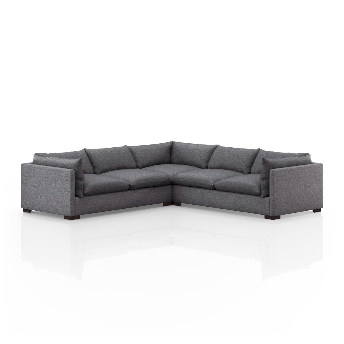 Westwood Bennett Charcoal 3-PC Sectional | shipping 10/10/2025