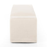 Featuring Wide Arm Natural Slipcover Accent Bench by Four Hands at Amethyst Home. Bold dimensions define this monolithic accent bench. Durable and soft to the touch, Libeco™-sourced linens are artisan-made and free of toxic chemicals. Slipcovered styles are fully removable and machine-washable for easy care.Overall Dimensions: 78.50"W x 20"L x 20"HColo. Amethyst Home provides interior design, new home construction design consulting, vintage area rugs, and lighting in the Salt Lake City metro area.