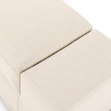 Featuring Wide Arm Natural Slipcover Accent Bench by Four Hands at Amethyst Home. Bold dimensions define this monolithic accent bench. Durable and soft to the touch, Libeco™-sourced linens are artisan-made and free of toxic chemicals. Slipcovered styles are fully removable and machine-washable for easy care.Overall Dimensions: 78.50"W x 20"L x 20"HColors: Bruss. Amethyst Home provides interior design, new home construction design consulting, vintage area rugs, and lighting in the Tampa metro area.