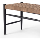 Featuring Wyatt Drifted Matte Black Bench by Four Hands at Amethyst Home. Coffee-colored top-grain leather is woven for a textural sit, paired with oak legs finished in a classic black.Overall Dimensions: 57"W x 17"L x 19"H
Collection: IrondaleColors: Drifted Black ,Coffee SuedeMaterials: Solid Oak ,Top Grain Leather Weight: 19.4 lbs. Amethyst Home provides interior design, new construction, custom furniture, and area rugs in the Portland metro area.