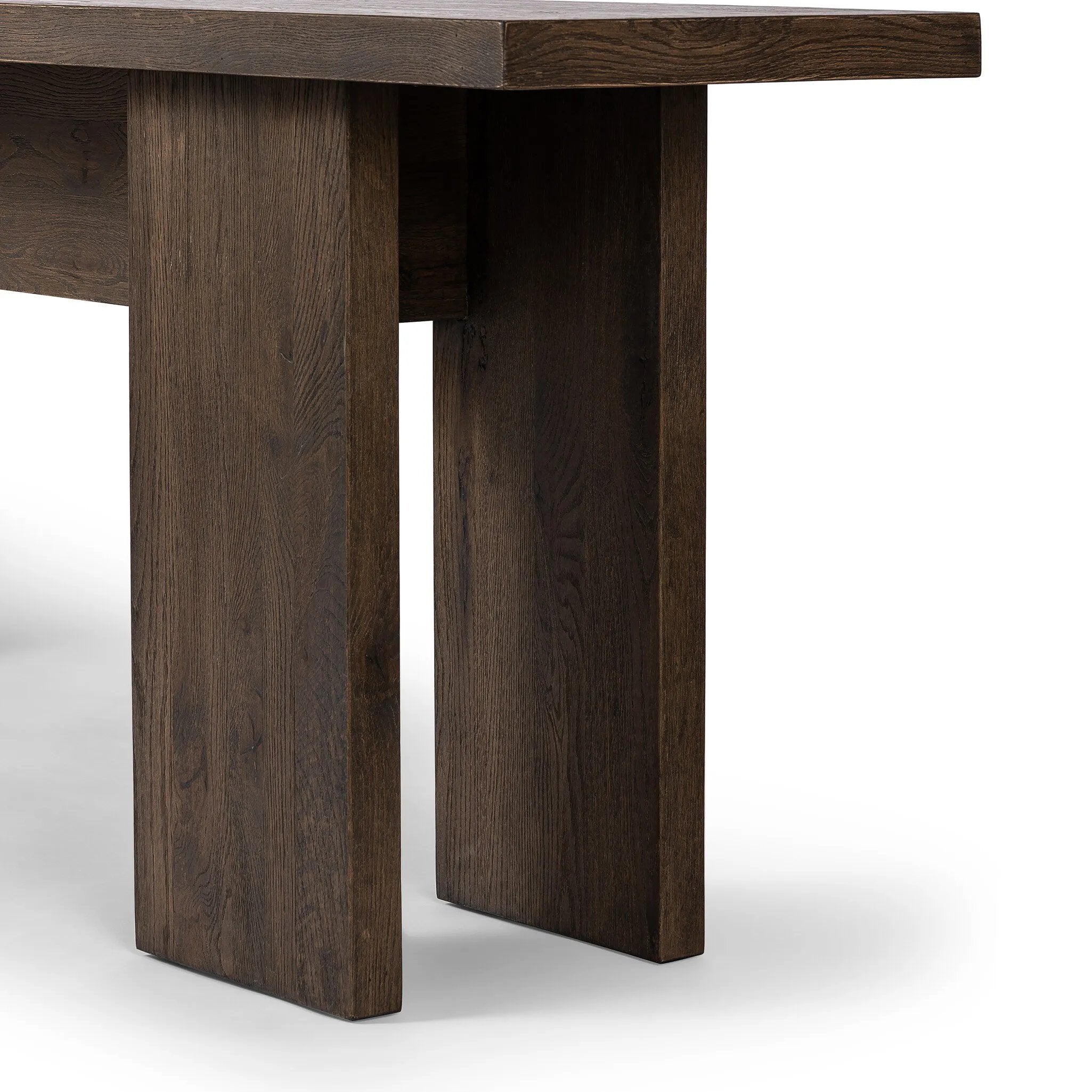 Featuring Yarra Grey Oak Console Table by Four Hands at Amethyst Home. With wide proportions and natural presence, an open-style console table of dark grey oak veneer features beautiful natural texture.
Collection: IrondaleColors: Grey Oak VeneerMaterials: Thick Oak Veneer, Poplar Plywood Weight: 141.54 lbs. Amethyst Home provides interior design, new home construction design consulting, vintage area rugs, and lighting in the Boston metro area.